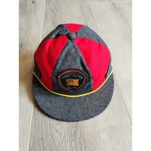 Vintage International Heet Club Seattle Hat Will Rope Fitted Cap 54cm Gray Red